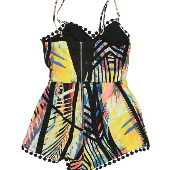 Material Girl Romper | Size XS | NWT | Black - Picture 2 of 2